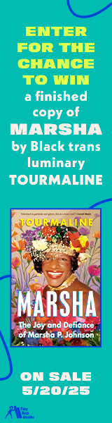 Tiny Reparations: Enter for the chance to win a finished copy of MARSHA by Black trans luminary TOURMALINE!